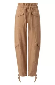 Брюки-карго из вискозы Ganni