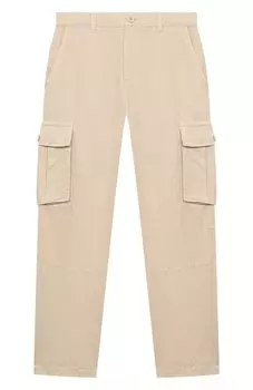 Брюки-карго из вискозы и льна Eleventy