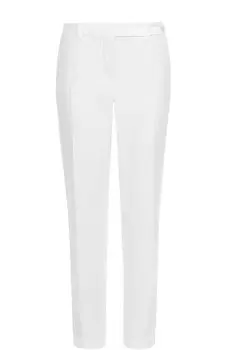 Брюки прямого кроя со стрелками и отворотами Loro Piana