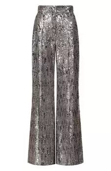 Брюки с отделкой пайетками Elie Saab