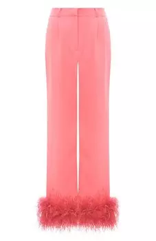 Брюки с отделкой перьями ALine