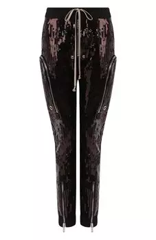 Брюки с пайетками Rick Owens