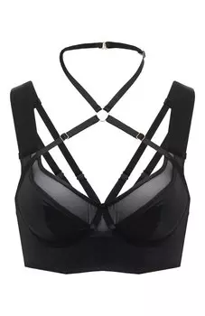 Бюстгальтер-балконет Bordelle