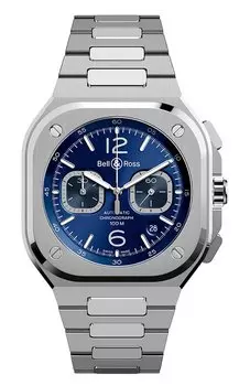 Часы BR 05 Chrono Blue Steel Bell and Ross