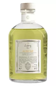 Диффузор Agrumi Speziati / "Пряный цитрус" (ваза 3000ml + рефил 6x500ml) Logevy Firenze 1965