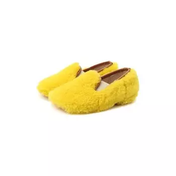 Домашние туфли из меха Gallucci