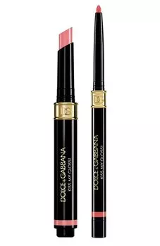 Дуэт средств для губ Kiss My Gloss!, оттенок 01 Whisper Dolce & Gabbana