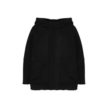 Дубленка с капюшоном Yves Salomon Enfant