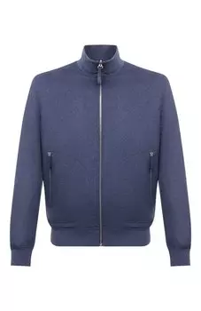 Двусторонний бомбер из кашемира и шелка Andrea Campagna