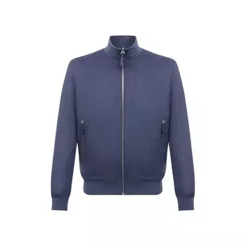 Двусторонний бомбер из кашемира и шелка Andrea Campagna