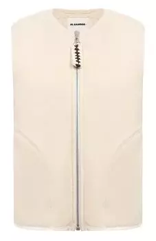 Двусторонний хлопковой жилет Jil Sander