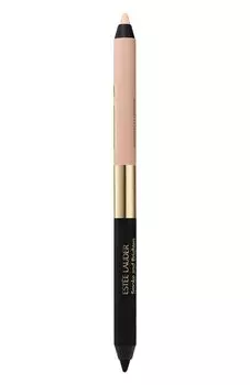 Двусторонний карандаш-кайал для глаз, оттенок Noir / Cream Este Lauder