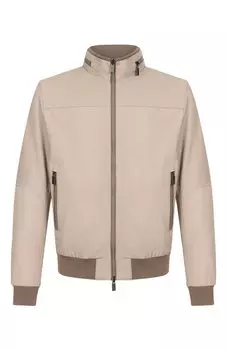 Двусторонний кожаный бомбер Gimo's