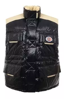 Двусторонний пуховый жилет Gucci