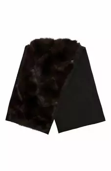 Двусторонний шарф из меха соболя Black Sable