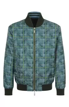 Двусторонний шелковый бомбер Zilli