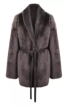 Двусторонняя дубленка из овчины Yves Salomon