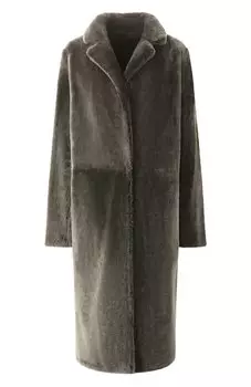 Двусторонняя шуба из овчины Yves Salomon