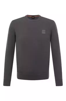 Джемпер из хлопка и кашемира BOSS Orange