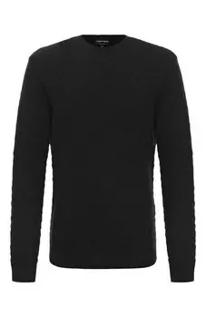 Джемпер из хлопка и кашемира Giorgio Armani