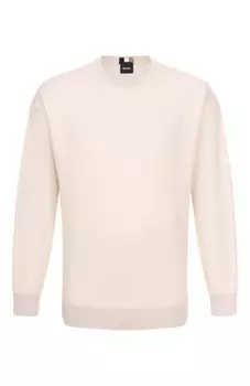 Джемпер из хлопка и шерсти BOSS