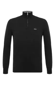 Джемпер из хлопка и шерсти La Martina