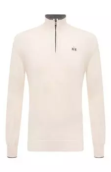 Джемпер из хлопка и шерсти La Martina