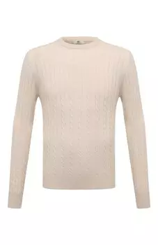 Джемпер из шерсти и шелка Luigi Borrelli