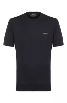 Джемпер из шелка и хлопка BOSS x Aston Martin BOSS Camel