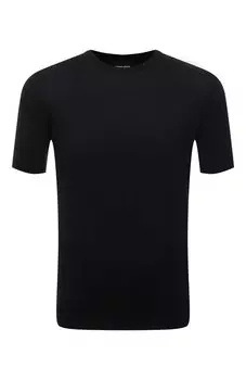 Джемпер из шелка и хлопка Giorgio Armani