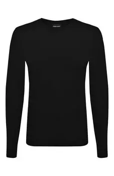 Джемпер из шелка и хлопка Giorgio Armani