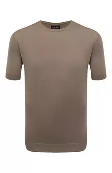 Джемпер из шелка и хлопка Giorgio Armani