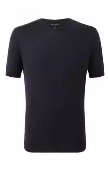 Джемпер из шелка и хлопка Giorgio Armani