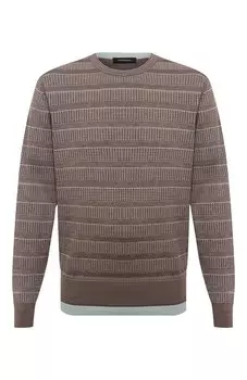 Джемпер из шелка и хлопка Zegna