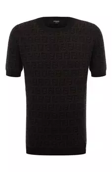 Джемпер из шерсти и хлопка Fendi