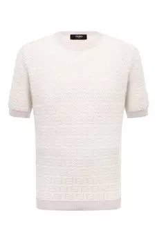 Джемпер из шерсти и хлопка Fendi