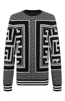 Джемпер из шерсти и льна Balmain