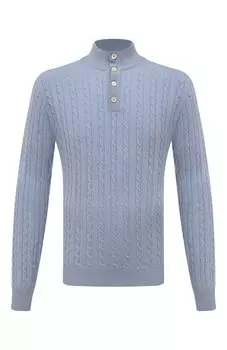 Джемпер из шерсти и шелка Luigi Borrelli