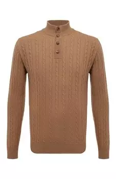 Джемпер из шерсти и шелка Luigi Borrelli