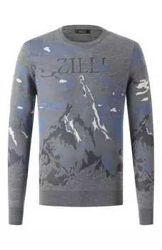 Джемпер из шерсти и шелка Zilli