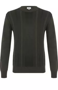 Джемпер из смеси хлопка и шелка Brioni