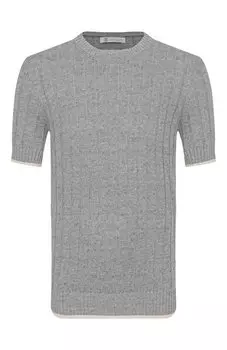 Джемпер изо льна и хлопка Brunello Cucinelli