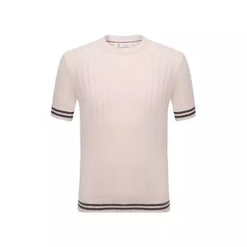 Джемпер изо льна и хлопка Brunello Cucinelli