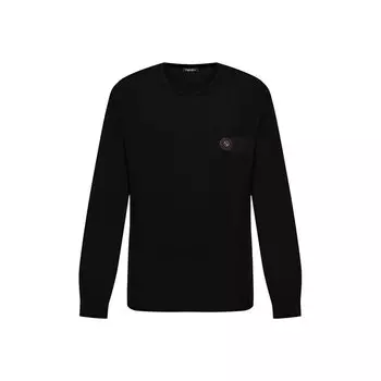 Джемпер с отделкой из кожи аллигатора Stefano Ricci