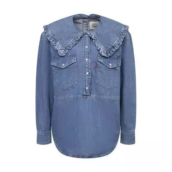 Джинсовая блузка Ganni x Levi's Ganni