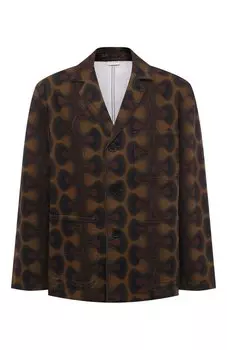 Хлопковый пиджак Dries Van Noten