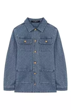 Джинсовая куртка-рубашка Balmain