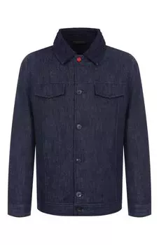 Джинсовая куртка-рубашка Kiton