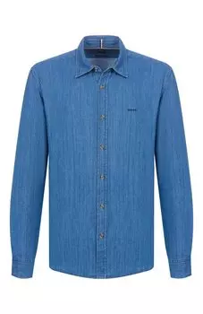 Джинсовая рубашка BOSS