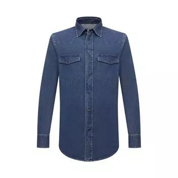 Джинсовая рубашка Brioni